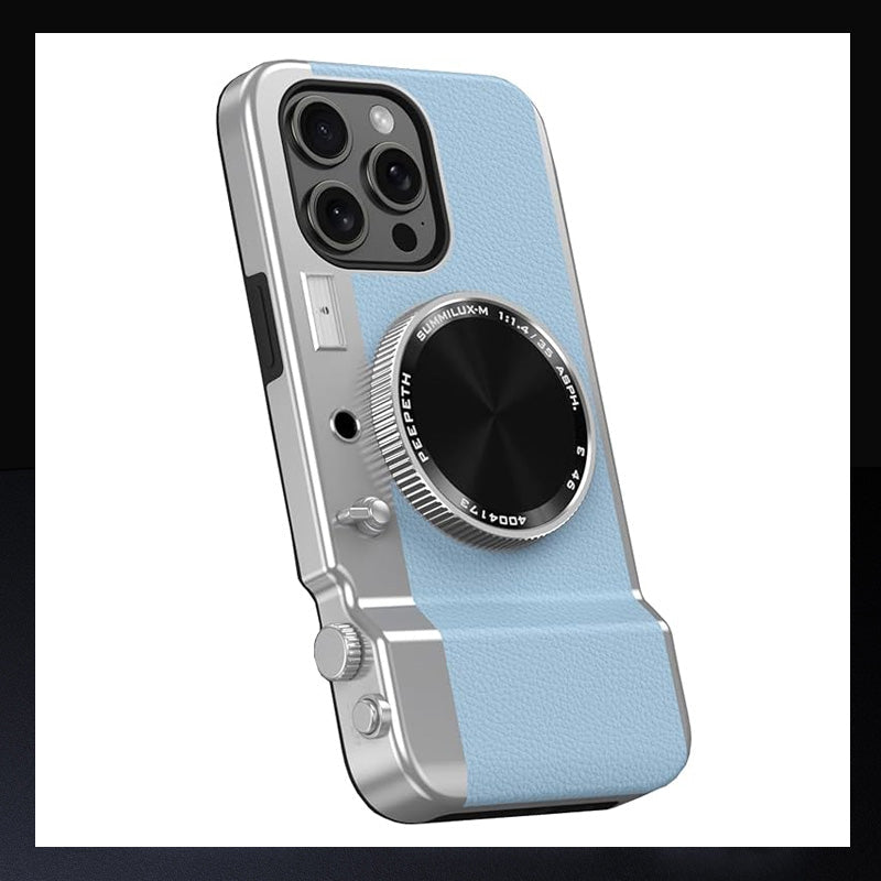 Integrated camera phone case